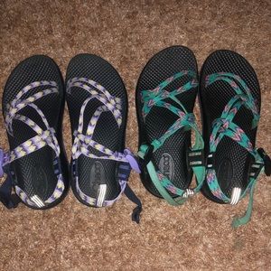 2 pairs of fairly new Chaco’s!